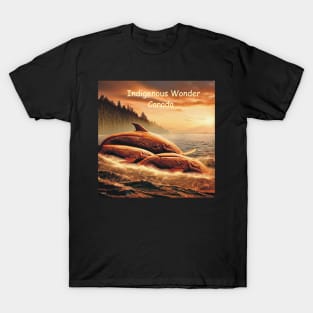 Canada Whales . T-Shirt